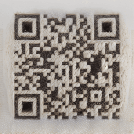 Wool artistic QR code — Crafts & Design design