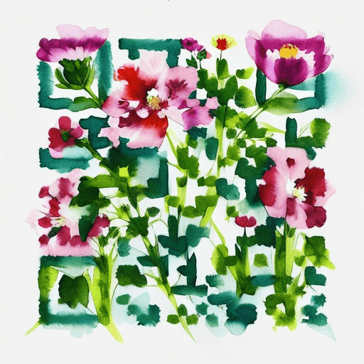 QR artístico de Flores