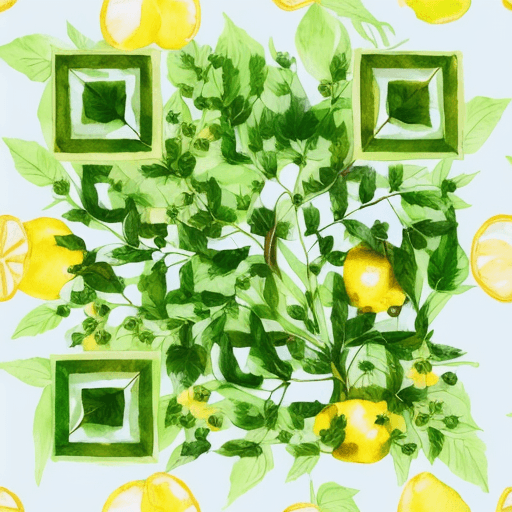 Lemon artistic QR code — Food & Drinks design