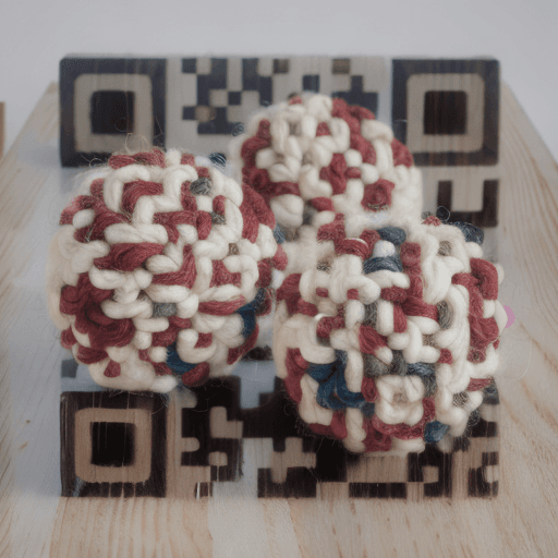 QR artístico de Wool — diseño de Manualidades y Diseño