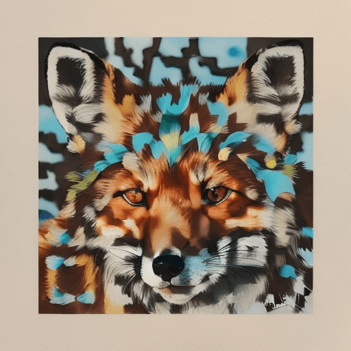 QR artístico de Fox — diseño de Animales