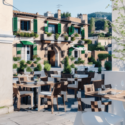Restaurant artistic QR code — Architecture & Cities design