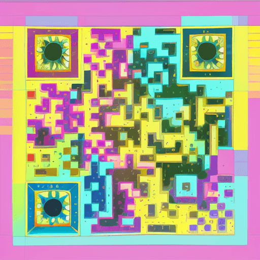 QR artístico de Colors — diseño de Abstracto