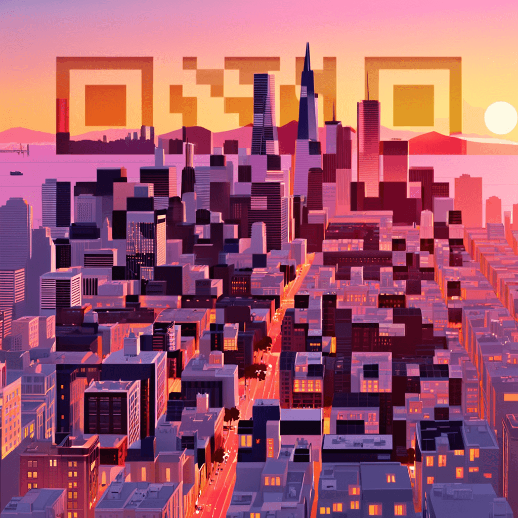 QR artístico de Paisaje — diseño de Arquitectura y Ciudades