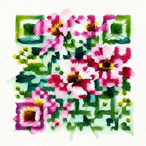 QR artístico de Flores