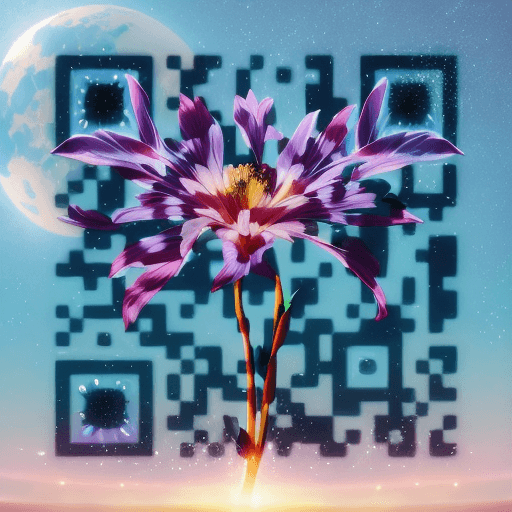 QR artístico de Flores