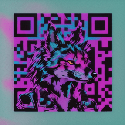 QR artístico de Fox — diseño de Animales