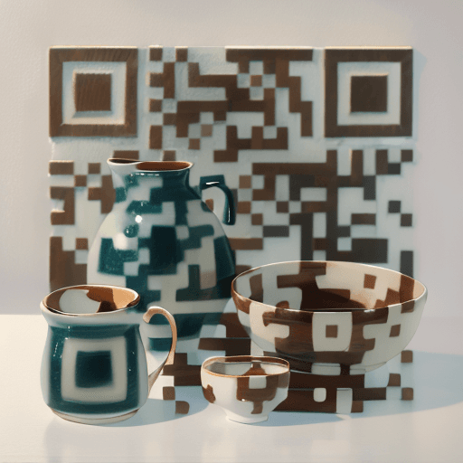 QR artístico de Pottery — diseño de Manualidades y Diseño