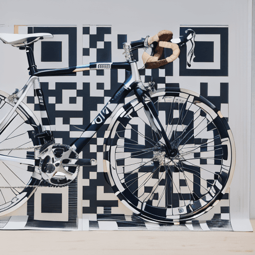 QR artístico de Bicycle — diseño de Vehículos y Transporte