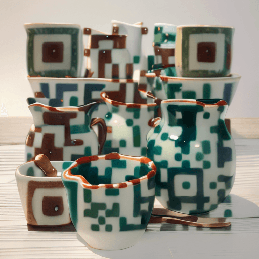 QR artístico de Pottery — diseño de Manualidades y Diseño