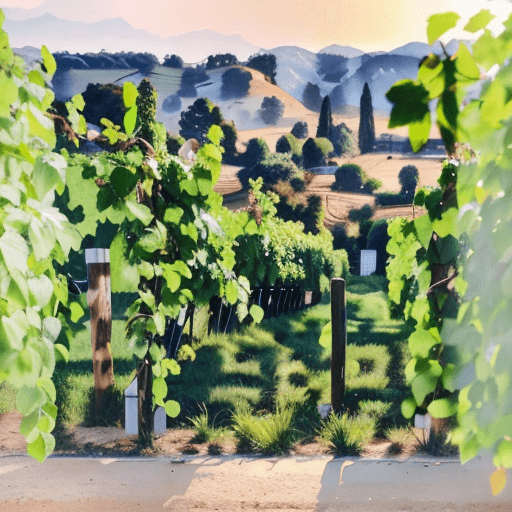QR artístico de Vineyard — diseño de Naturaleza