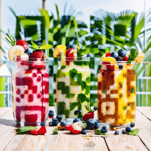 Milkshake artistic QR code — Food & Drinks design