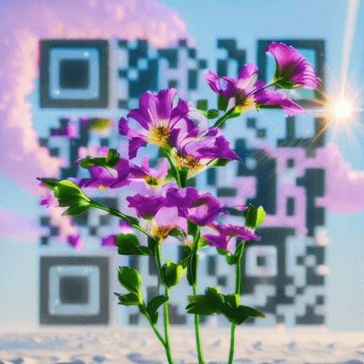 QR artístico de Flores