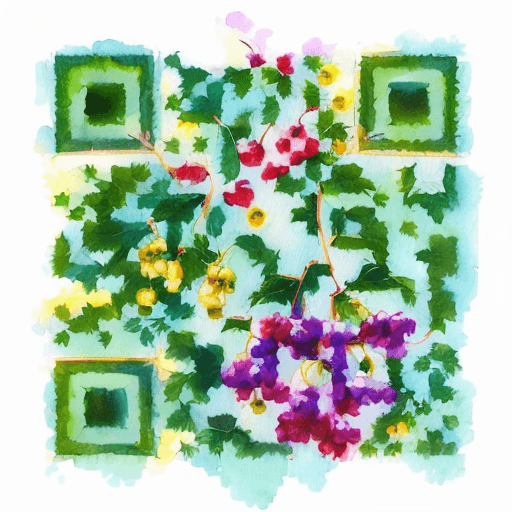 QR artístico de Flores