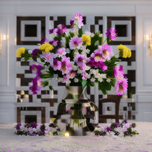Flowers artistic QR code