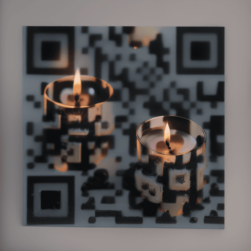 QR artístico de Candles — diseño de Objetos y Tecnología