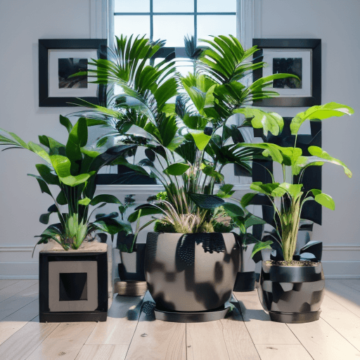 QR artístico de Plants — diseño de Flores