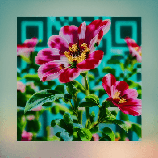 QR artístico de Flores