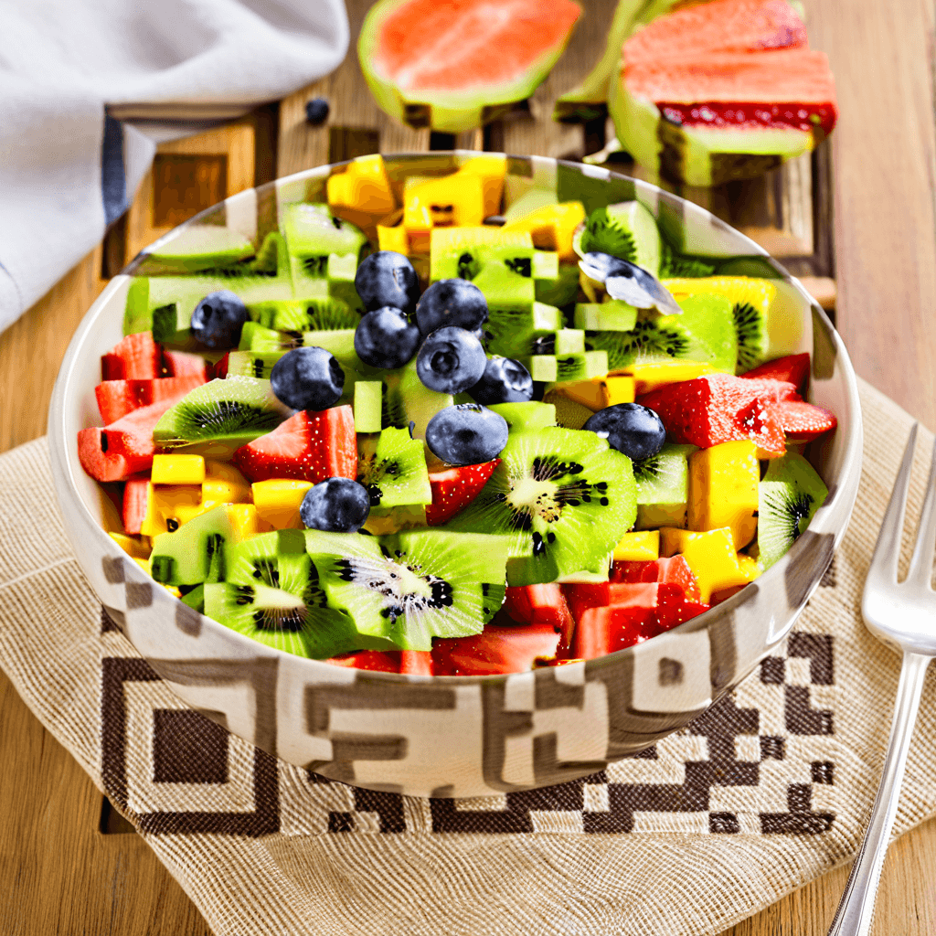 Fruit artistic QR code — Food & Drinks design