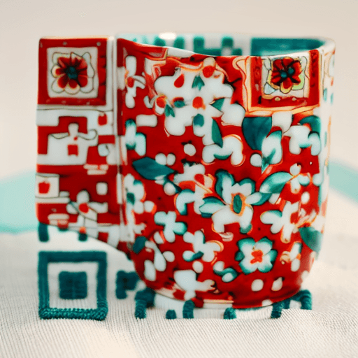 QR artístico de Cup — diseño de Manualidades y Diseño