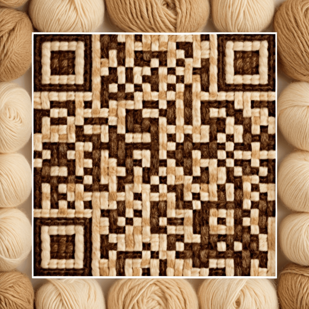 QR artístico de Wool — diseño de Manualidades y Diseño