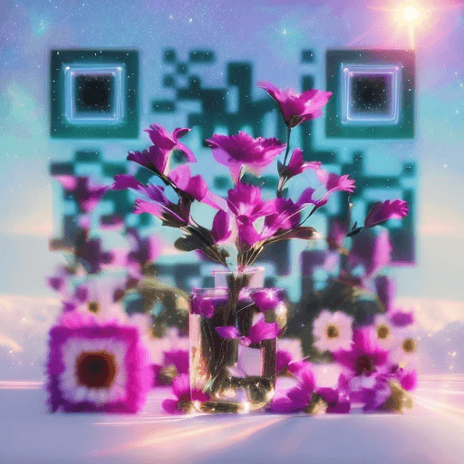 QR artístico de Flores