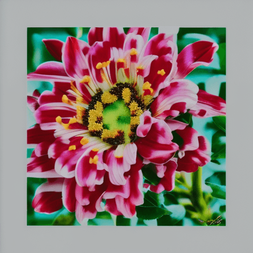Flowers artistic QR code