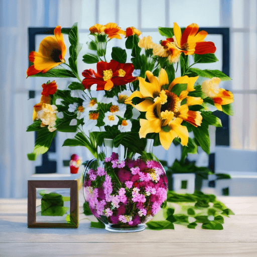 QR artístico de Flores