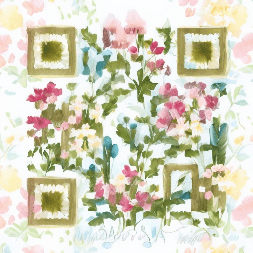 QR artístico de Flores