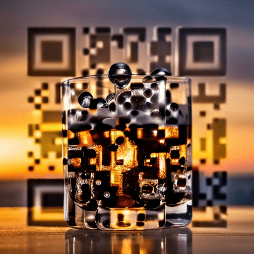 QR artístico de Whisky — diseño de Comida y Bebidas