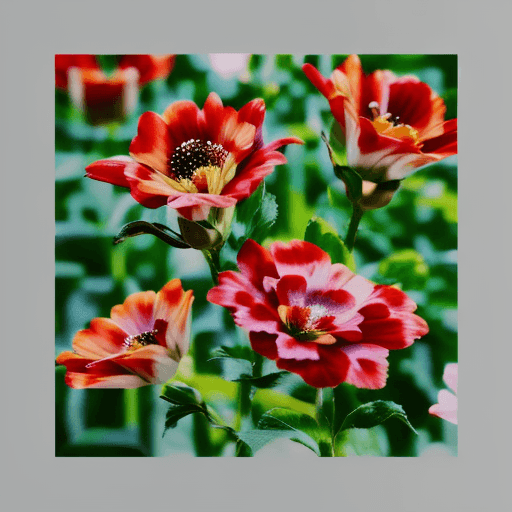 Flowers artistic QR code