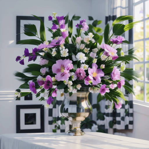 QR artístico de Flores