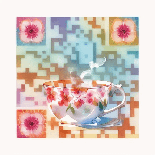 QR artístico de Coffee — diseño de Comida y Bebidas