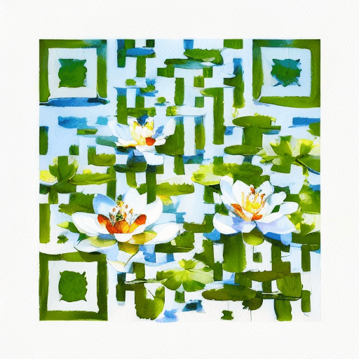 QR artístico de Flores