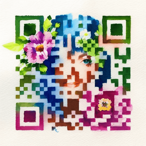 QR artístico de Flores
