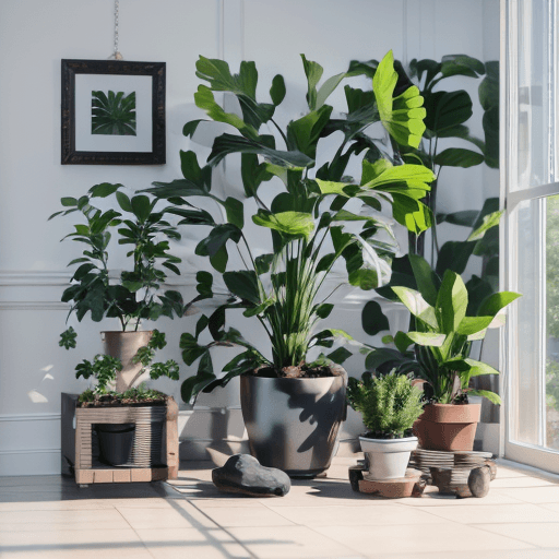 Plants artistic QR code — Flowers design