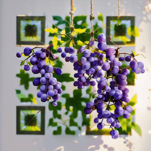 QR artístico de Grapes — diseño de Comida y Bebidas