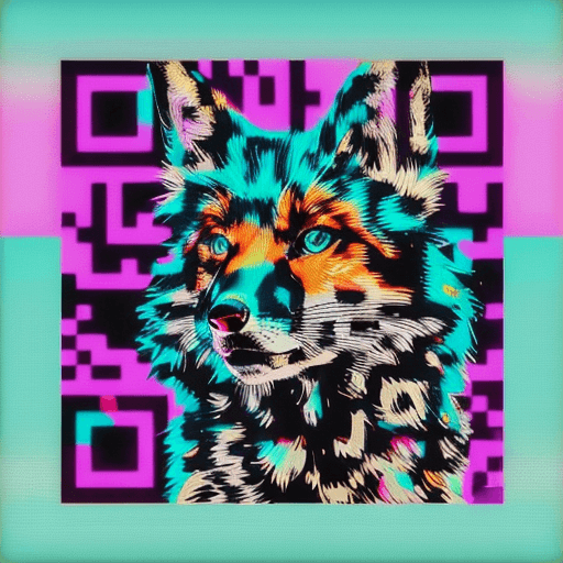 QR artístico de Fox — diseño de Animales