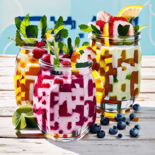 QR artístico de Milkshake — diseño de Comida y Bebidas