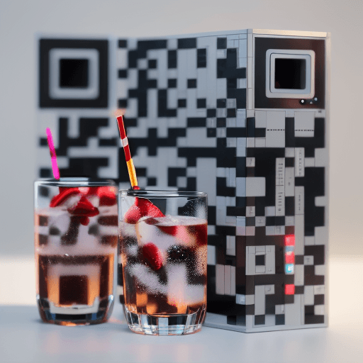 QR artístico de Trago — diseño de Comida y Bebidas