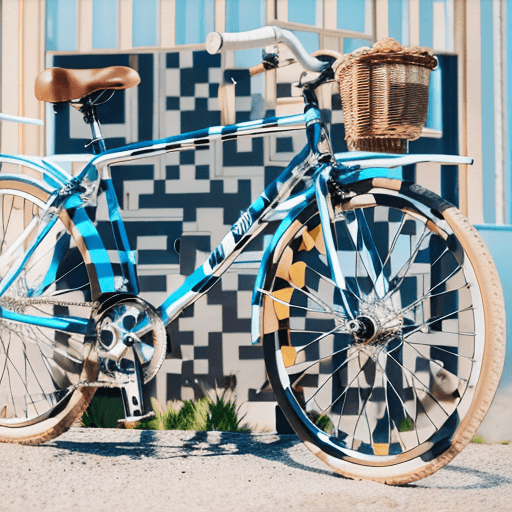QR artístico de Bicycle — diseño de Vehículos y Transporte