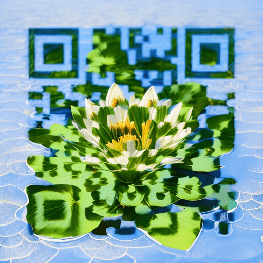QR artístico de Lotus — diseño de Flores