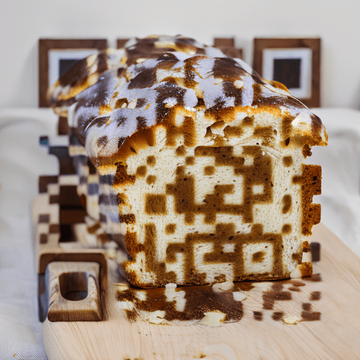 QR artístico de Bread — diseño de Comida y Bebidas