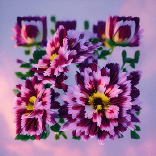 Flowers artistic QR code
