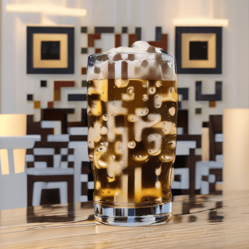 QR artístico de Beer — diseño de Comida y Bebidas