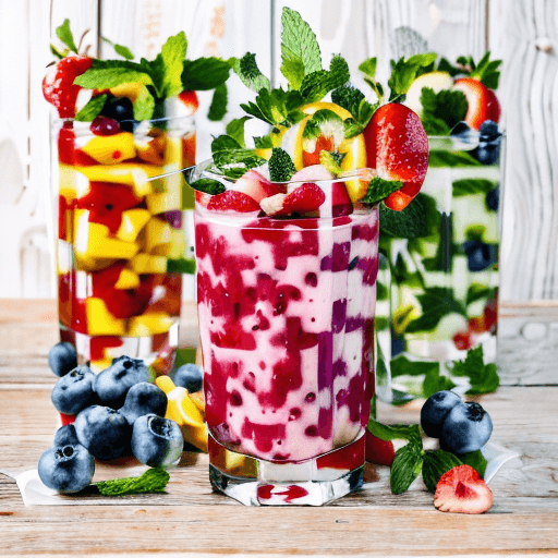 QR artístico de Milkshake — diseño de Comida y Bebidas