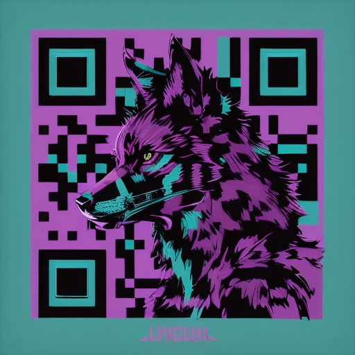 QR artístico de Fox — diseño de Animales