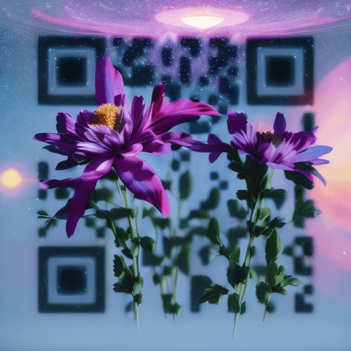 QR artístico de Flores
