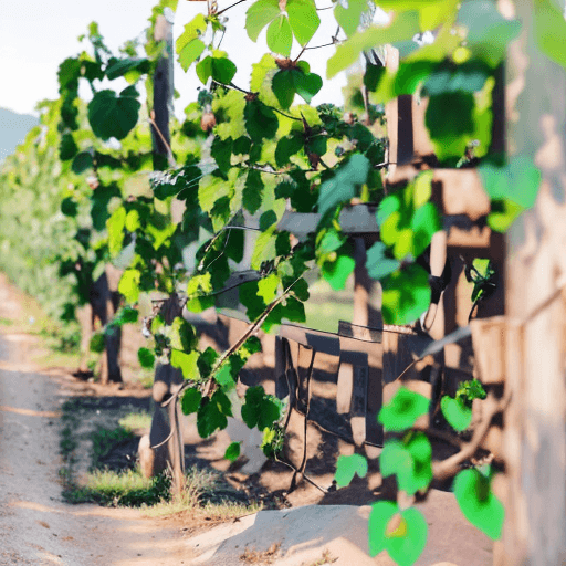 QR artístico de Vineyard — diseño de Naturaleza