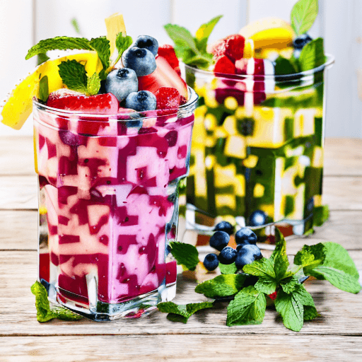 QR artístico de Milkshake — diseño de Comida y Bebidas